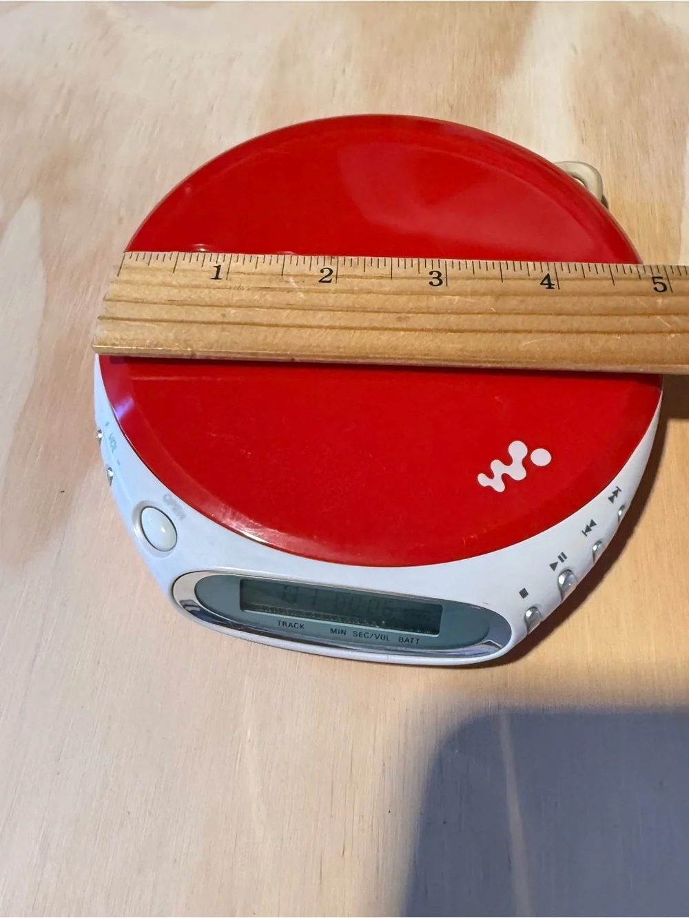 Sony Psyc CD Walkman D-EJ360 G Protection Red Tested Working Read Info Below!